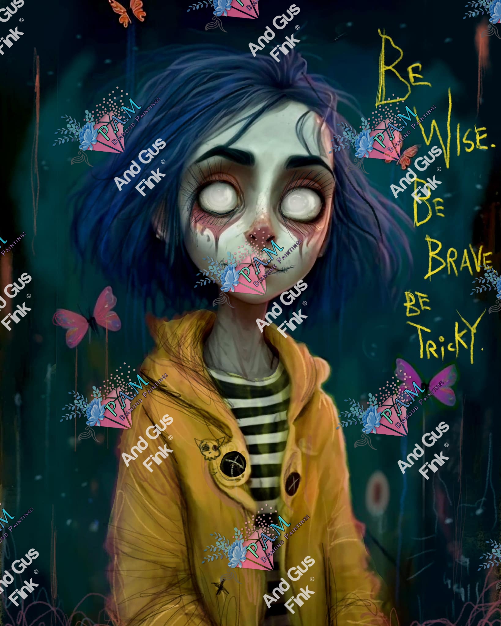 PREORDER Coraline by Gus Fink © Full Drill – P.A.M. Diamond Paintings LLC
