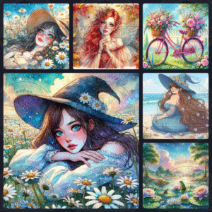 PREORDER Seasonal Series by Dreamy Witch © Full Drill with some ABs