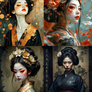 PREORDER Geisha Series by Crazy Jane Lane Creations © Full Drill with some ABs