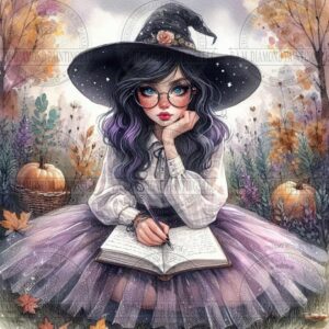 PREORDER Spellbound Season - The Autumn Archivist by Dreamy Witch © Full Drill with some ABs
