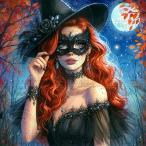 PREORDER Twilight Enchantress - Valeria of the Velvet Veil by Dreamy Witch © Full Drill with some ABs