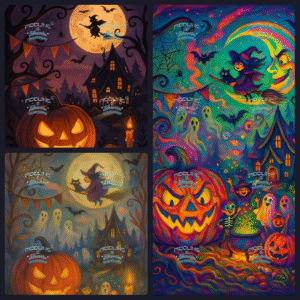 PREORDER Halloween Collection by Piddling At Memories © Full Drill with some ABs