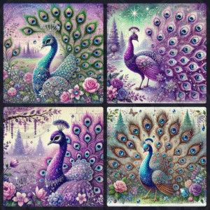 PREORDER Peacock Series by Dreamy Witch © Full Drill with some ABs