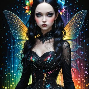 PREORDER Prismflair Sylph of the Glittering Tangle by Crazy Jane Lane Creations © Full Drill with some ABs and some Twinkle Dust Drills