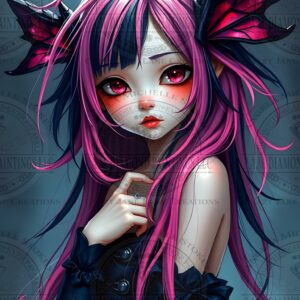 PREORDER Shelley, Nocturne Belle of the Winged Bloom by Crazy Jane Lane Creations © Full Drill with some ABs
