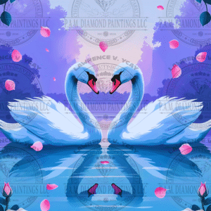 PREORDER Swans in a Heart by Lawrence R. Ycay © Full Drill with some ABs