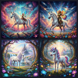PREORDER Unicorn Series by Piddling At Memories © Full Drill with some ABs and some Twinkle Dust Drills
